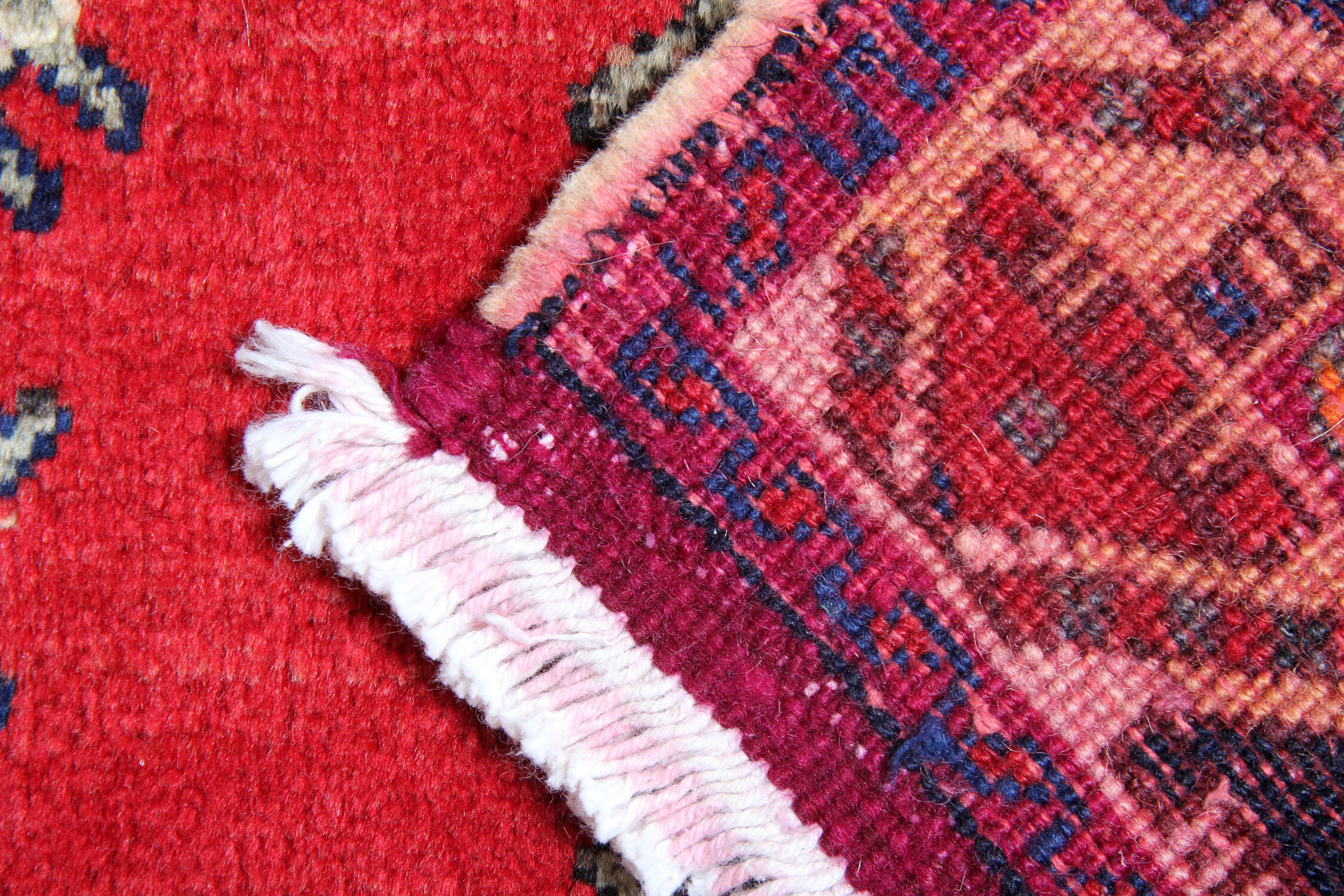 Handwoven persian rug oriental wool 62x87cm