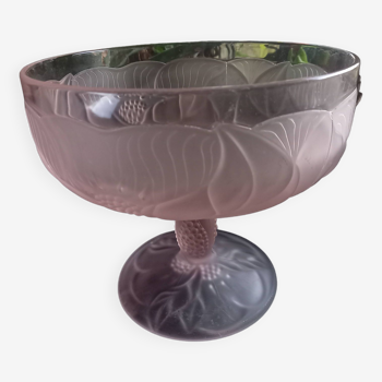 Cup signed Chaumette Art Nouveau crystal