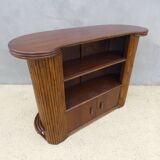 Vintage curved bamboo bar