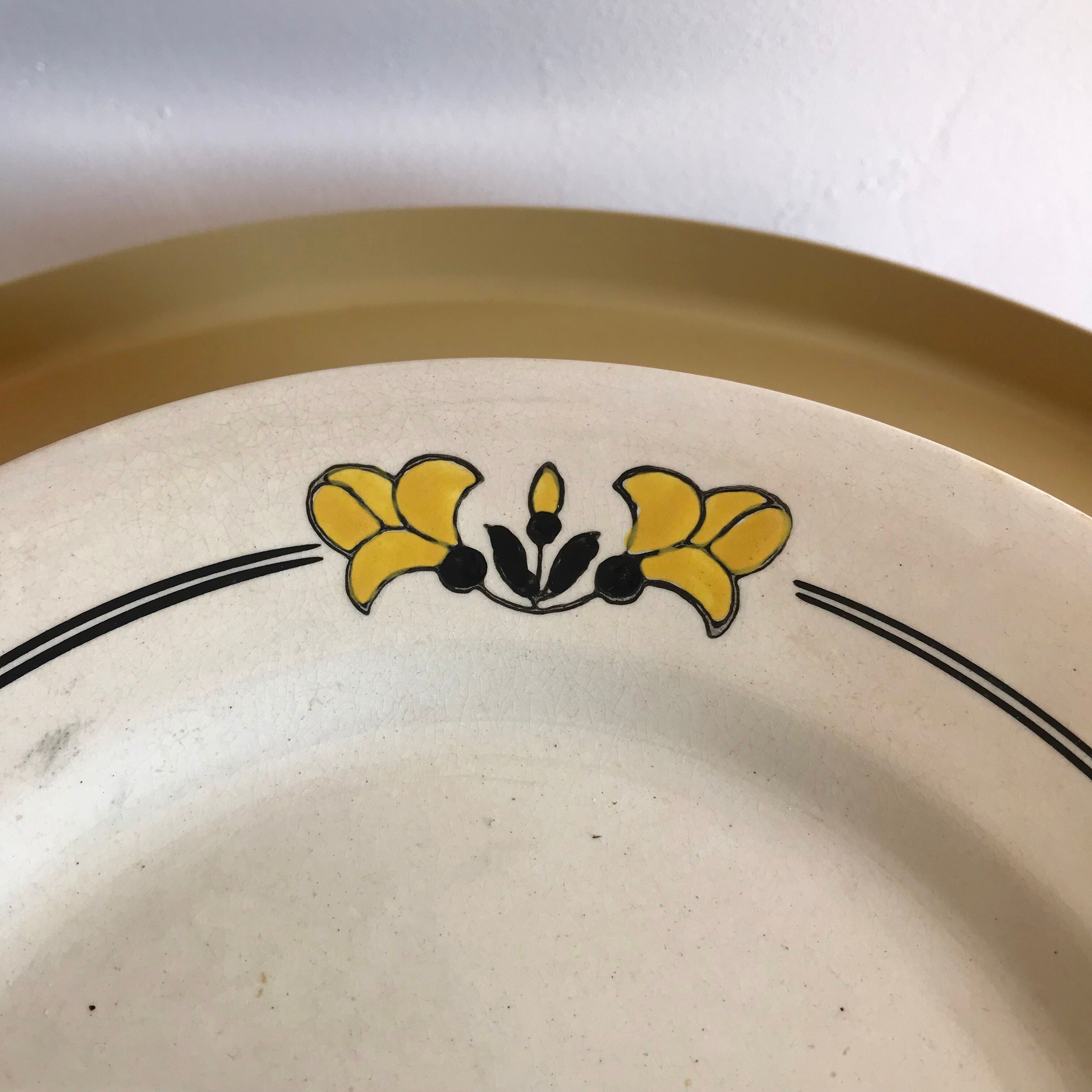 Flat plates and dessert plates Terre de Fer