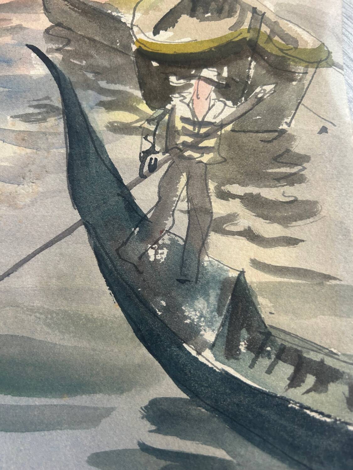 Watercolour of Venice, By Hourregue