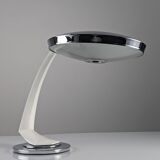 Fase Boomerang 2000 lamp in white and chrome, 1960s