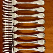 Christofle Perles 12-piece fish cutlery set, excellent condition