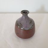Small ceramic vase signed Montrond - Height 9.5cm