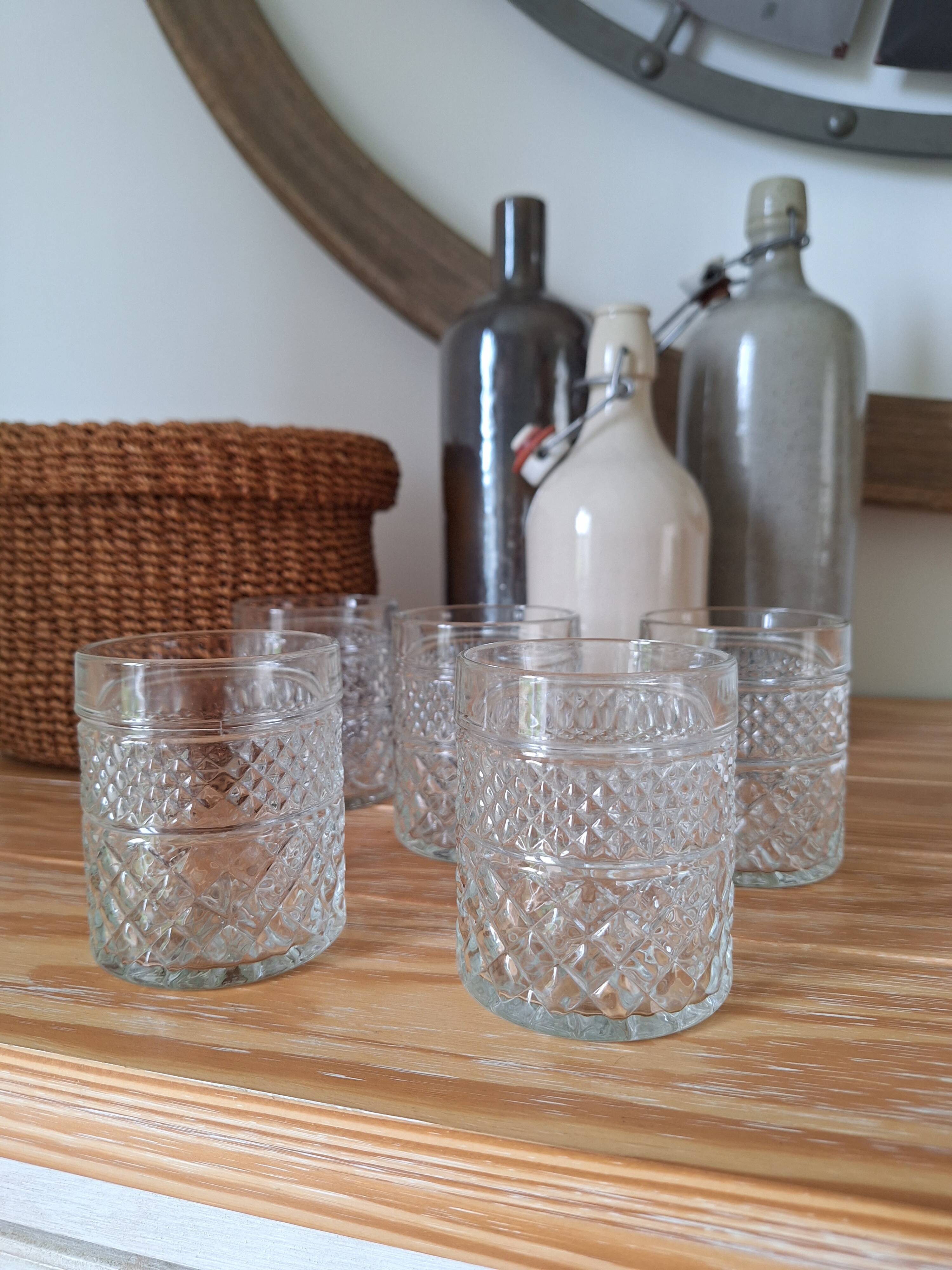 Vintage whiskey glasses