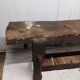 Old vintage wooden workbench