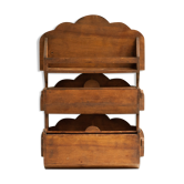 étagère en bois vintage