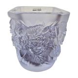 Peony lalique vase