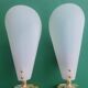 Pair of 50s rockabilly torch wall lights