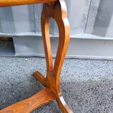 Pair of bedside tables in antique marquetry Louis XVl