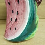 Barbotine watermelon jug