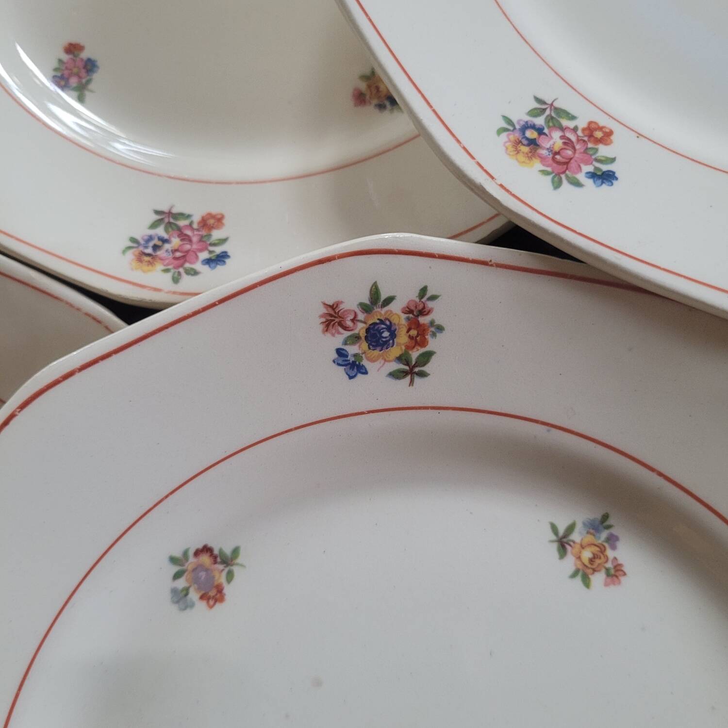 6 dessert plates Moulin des Loup