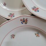 6 dessert plates Moulin des Loup