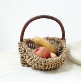 Rare 50s cord basket.