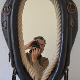 Brutalist mirror horse collar