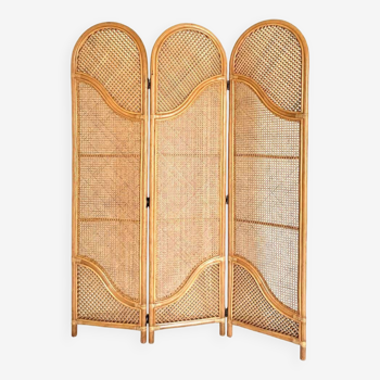 Vintage bamboo room divider,  Italy 1970s