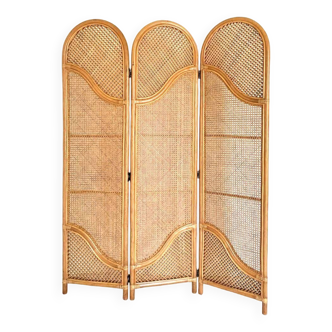 Vintage bamboo room divider,  Italy 1970s