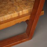 Vintage Lounge Chair and Ottoman by Francis Jourdain, 1920s