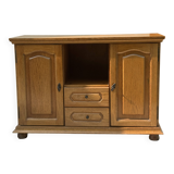 Low wooden storage unit L125