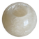 Vintage round stone candle holder in marble style - Light beige shade
