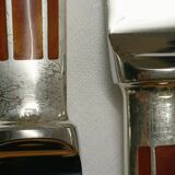 Lot 73 cutlery christofle model talisman lacquer of china color siena