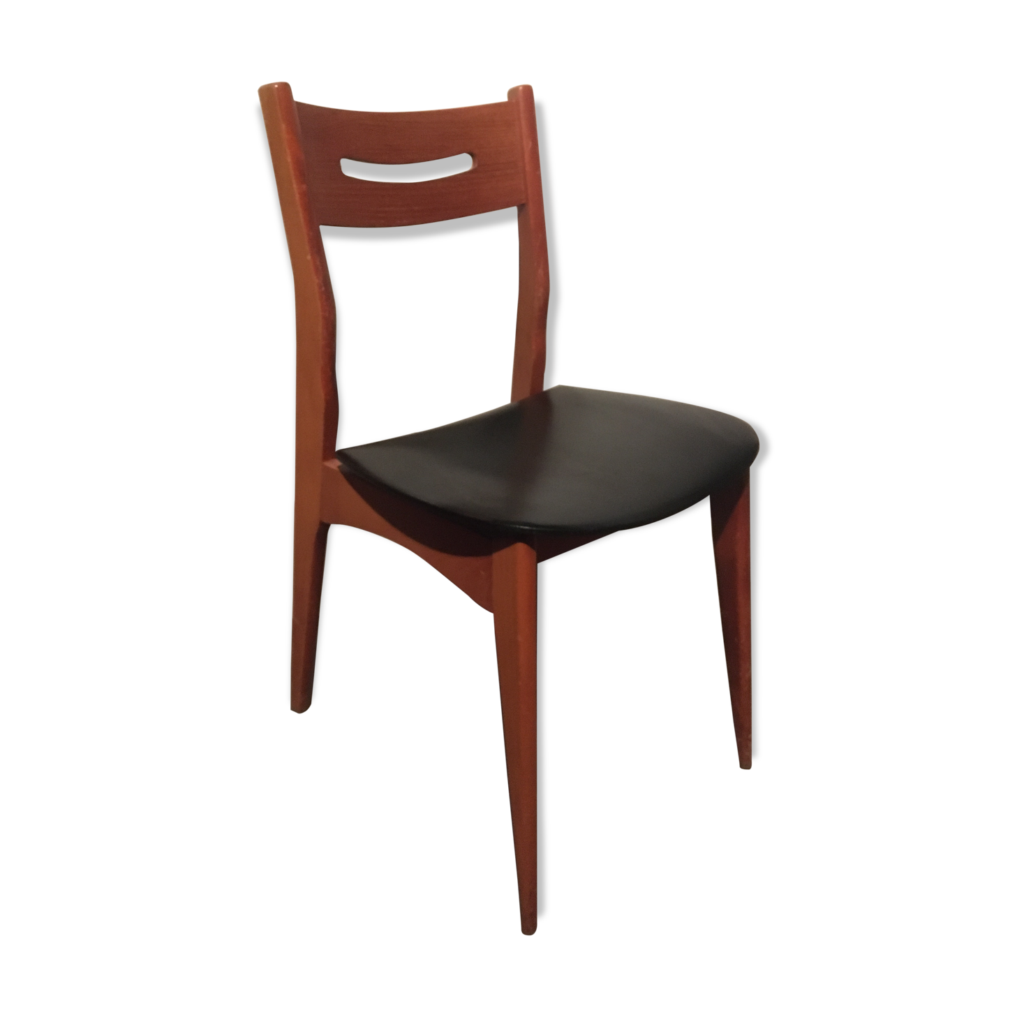 Scandinavian chair feet black skai compass