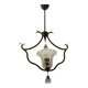 Murano Glass Brass Light Pendant 1950’s