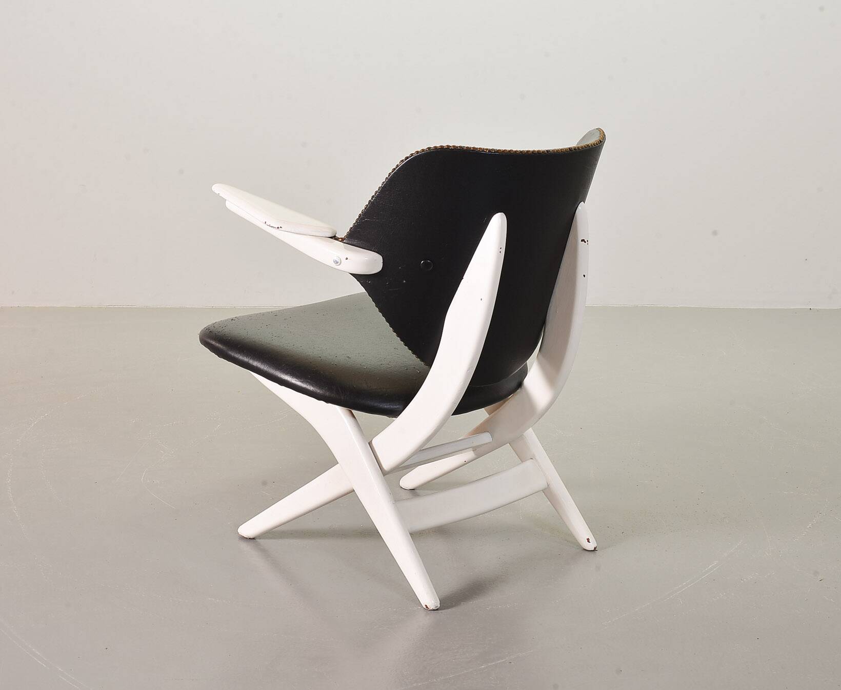 Louis van Teeffelen Dutch Design 'Pelican' Teak Lounge Chair for Webe 1960s