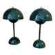 Pair of Flowerpot & Tradition lamps – Verner Panton, LED reissues