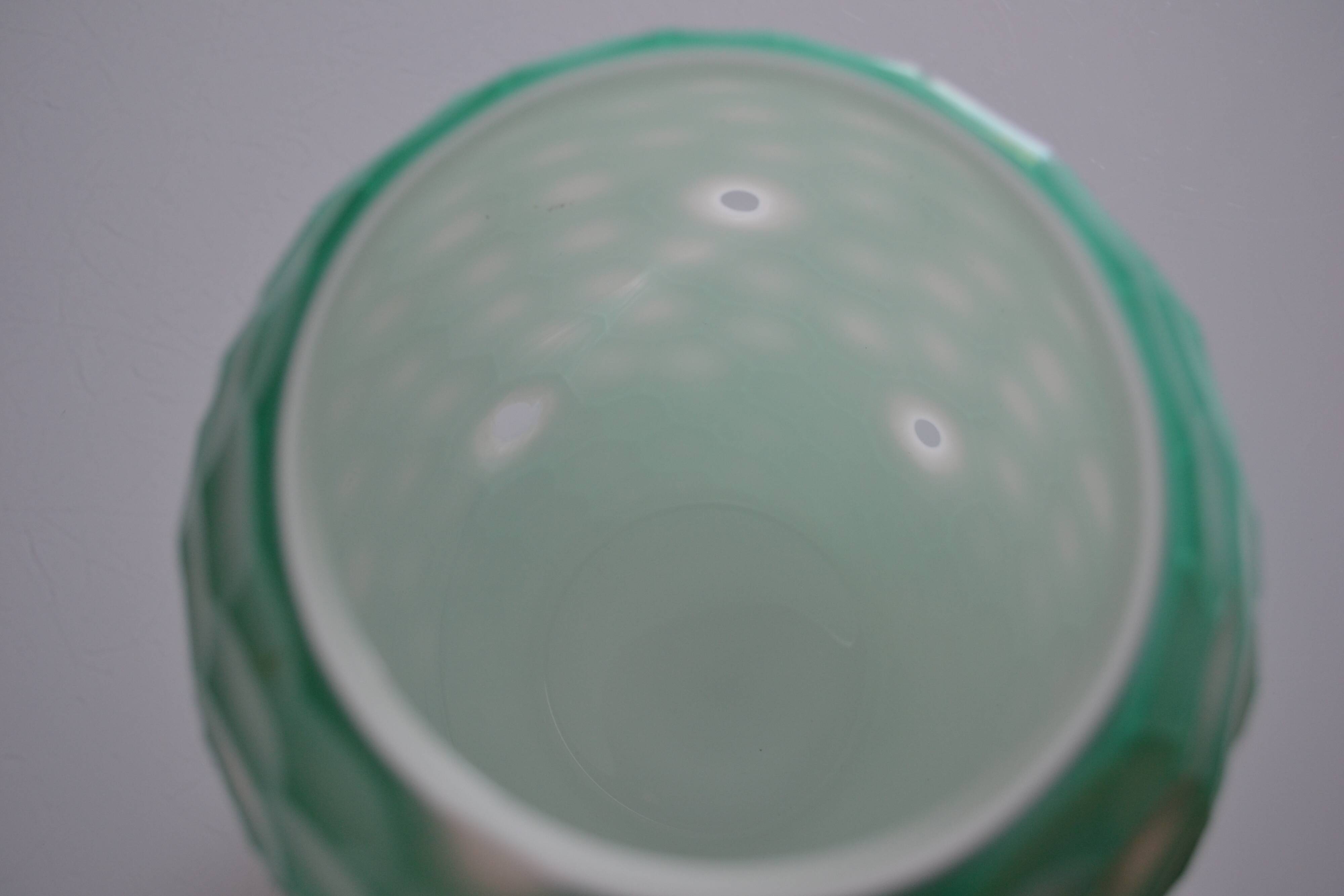 Celadon size multilayer glass vase