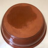 Portuguese ceramic dish decorated with sunflowers