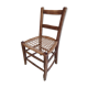 rustic wooden chair boheme craft braided rope