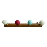 Vintage wall coat rack