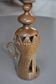 Stoneware photophore "the Cyclades" 1970s