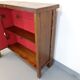 Bright brutalist bar furniture aranjou vintage from the 50s 60s in solid elm