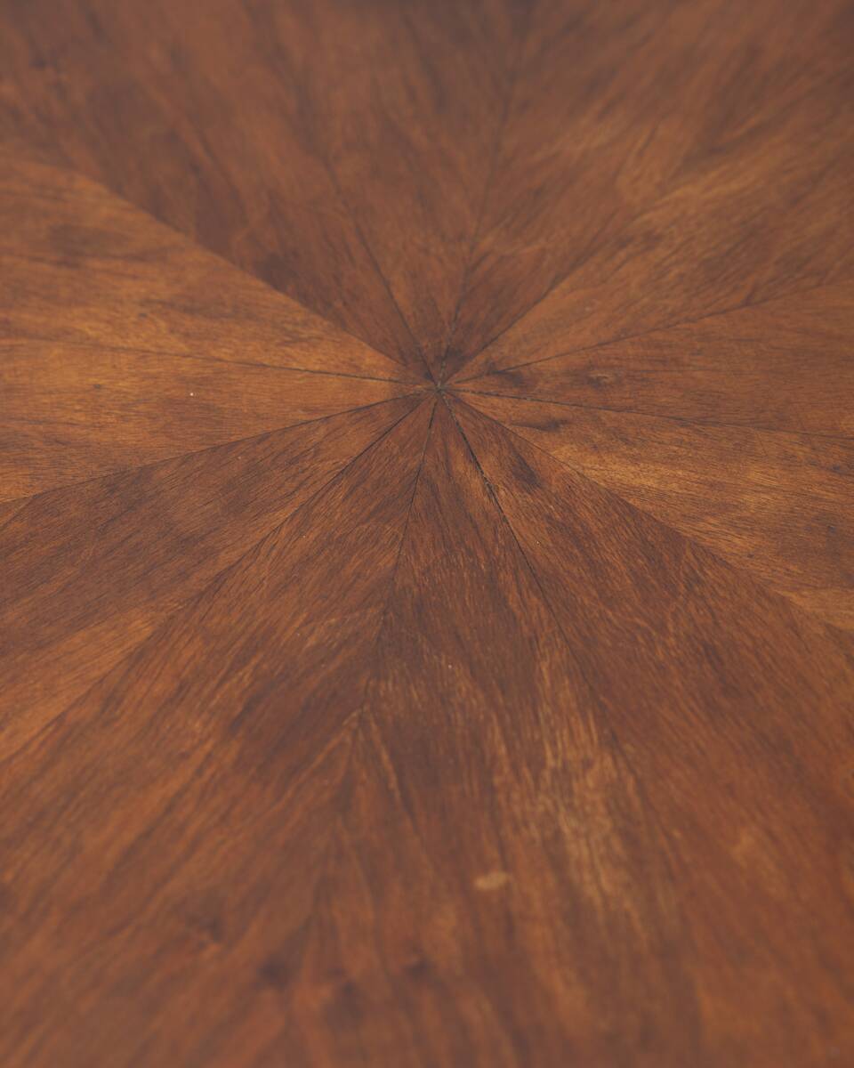 Vintage 1940s wooden coffee table in italian design