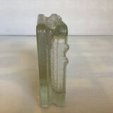 Thick glass ashtray