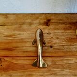 Vintage brass dolphin