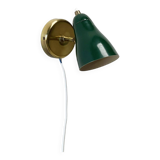 Green Perforated Wall Lamp by Dek A Lux