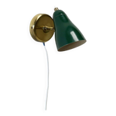 Green Perforated Wall Lamp by Dek A Lux