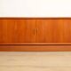 Vintage sideboard | 220 cm Dyrlund | 1960s | Tambour doors
