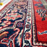 Antique Persian Kashan prayer handmade rug 131cm x 198cm 1920s - 1C1222