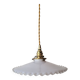 Pendant in serrated opaline