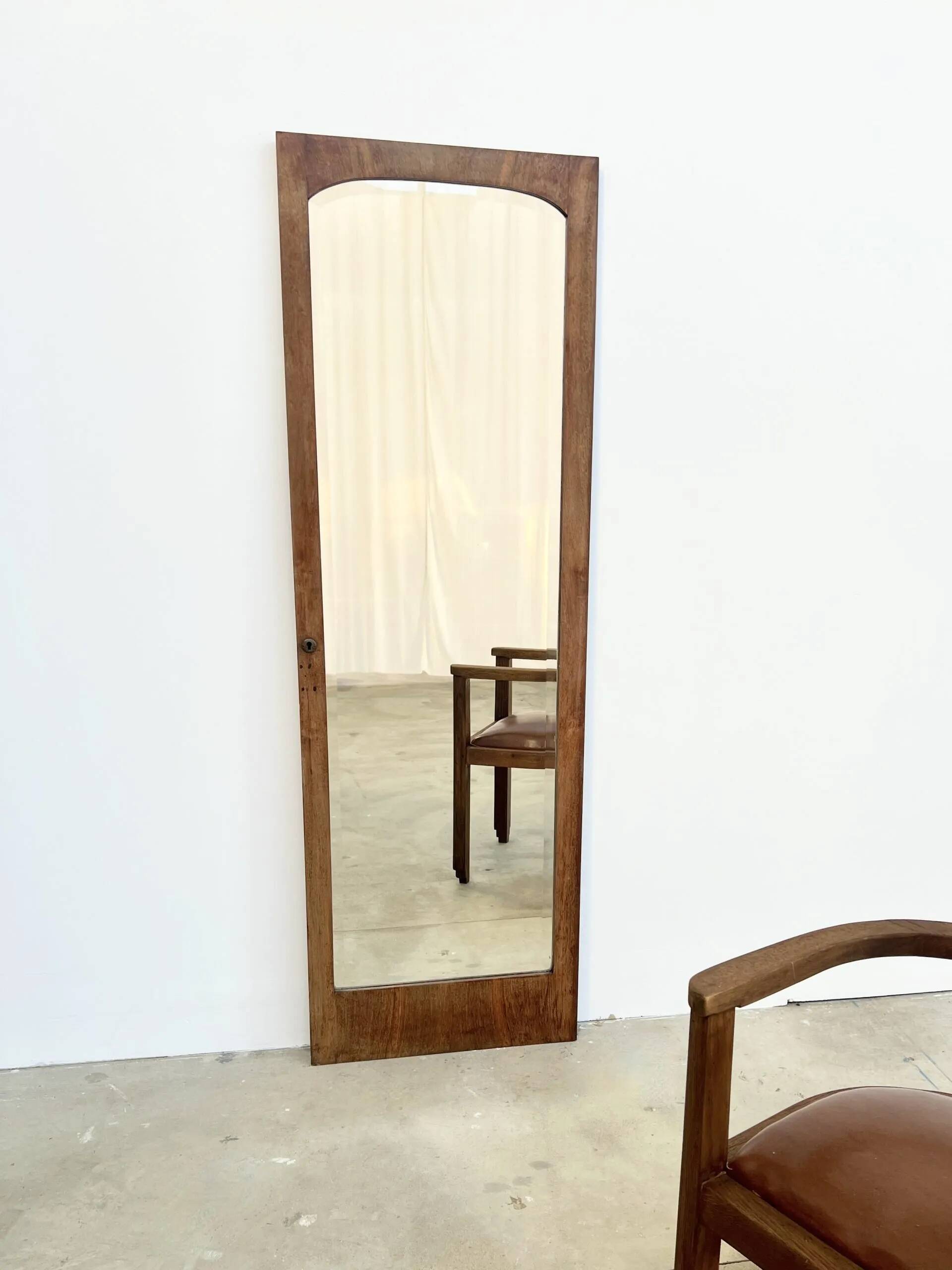 Antique mirror for wardrobe door