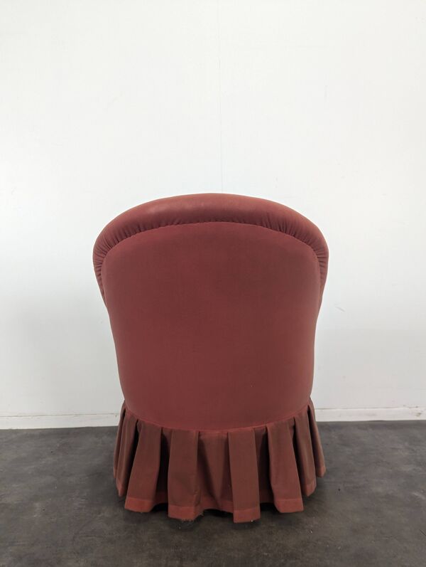 Fauteuil crapaud de style Napoléon III