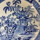 Blue Chinese Plate Creil & Montereau LM & Cie – Opaque Porcelain | Model R