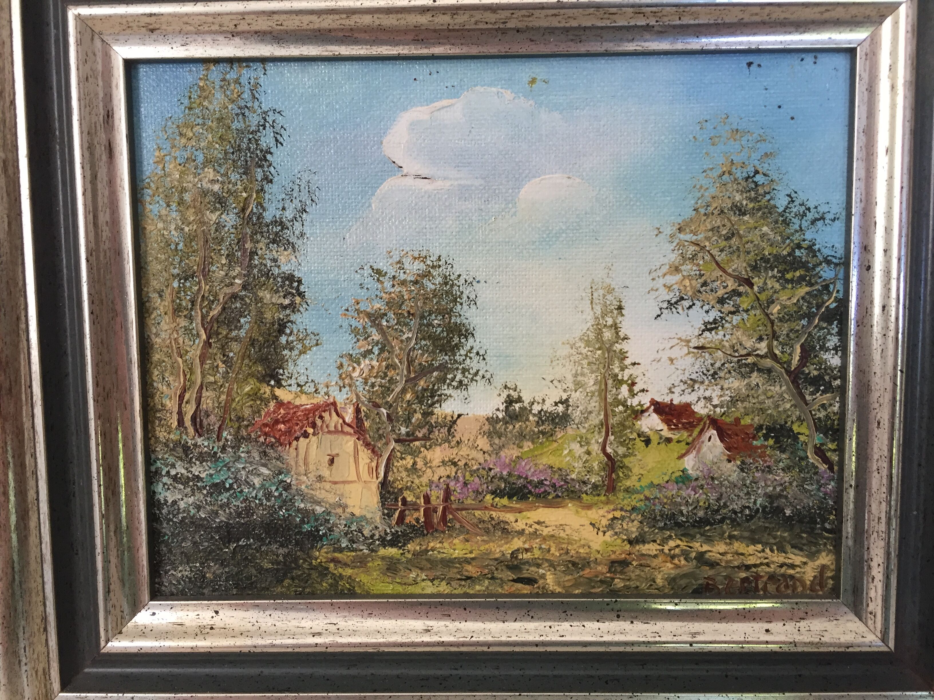 Landscape painting by Bertrand