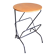 Table d'appoint porte revue chêne blond 1960