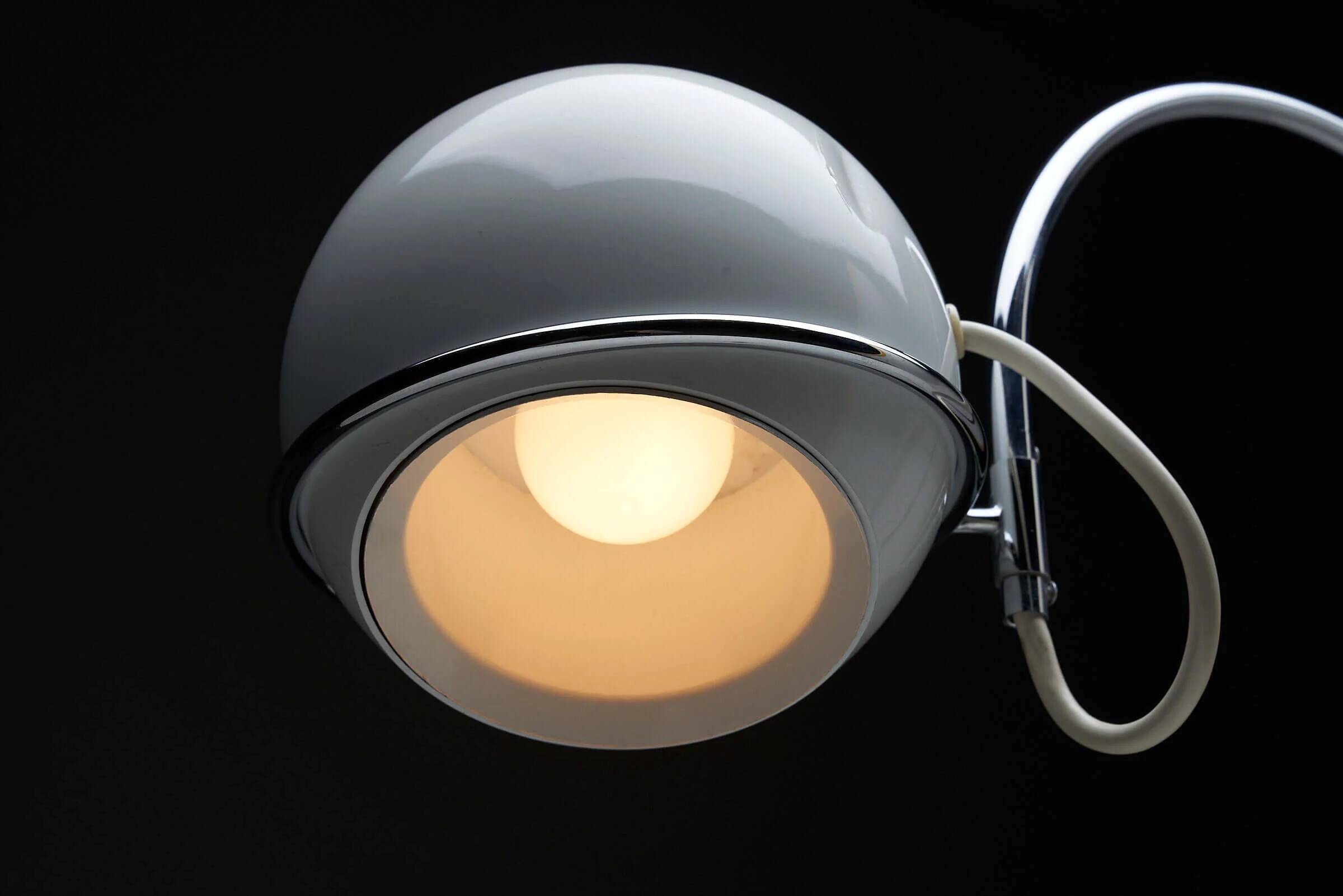 Lampe de table arc en chrome par Cosack
