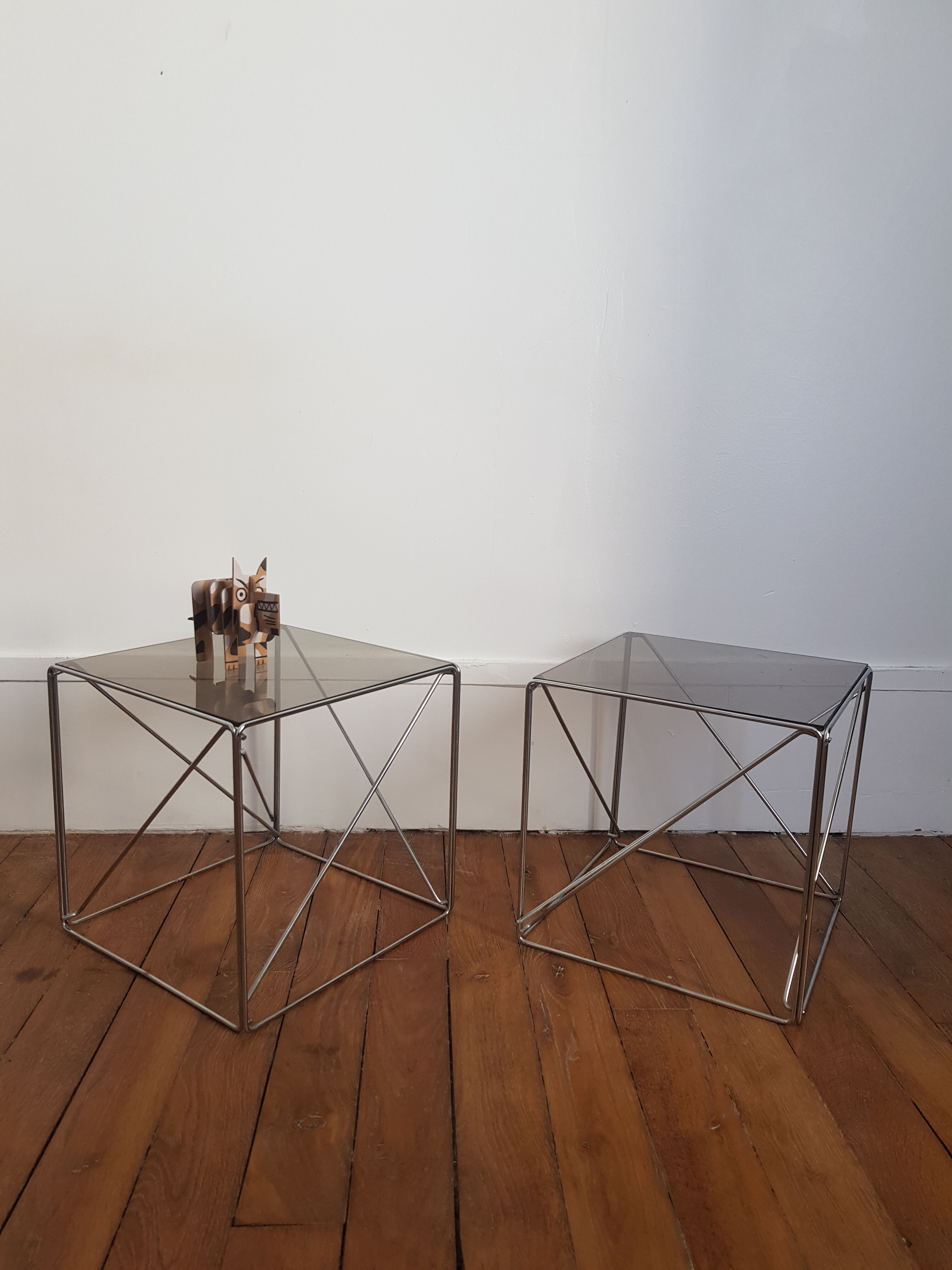 Model iscocèle coffee tables by Max Sauze